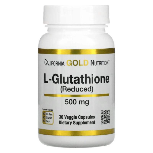 California Gold Nutrition L-Glutathione 500 mg